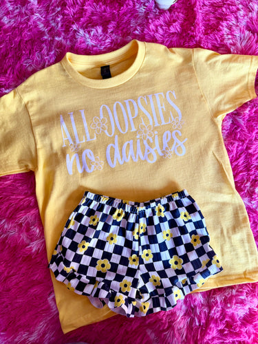 All oopsies tee