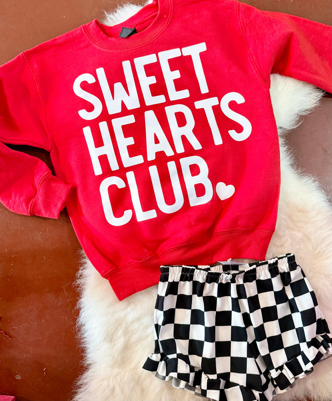 Sweet hearts club sweatshirt