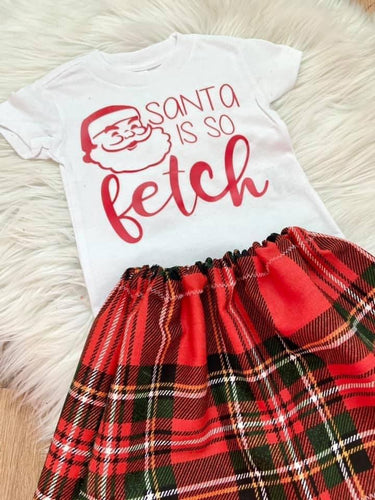 Fetch Santa tee