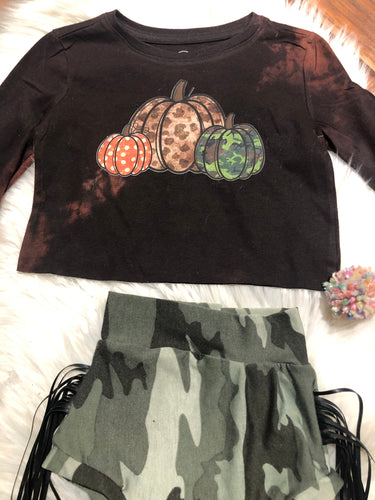 Camo pumpkin long sleeve